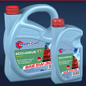Produktbild 1 Liter und 4 Liter PROFI-CAR ECO-DRIVE LONGLIFE 1 SAE 5W-30 Motorenöl PROFI-CAR Online Shop