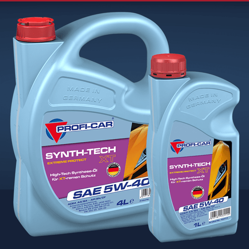 Produktbild PROFI-CAR SYNTH-TECH XT SAE 5W-40 Synthetisches Motorenöl 1 Liter und 4 Liter PROFI-CAR Online Shop
